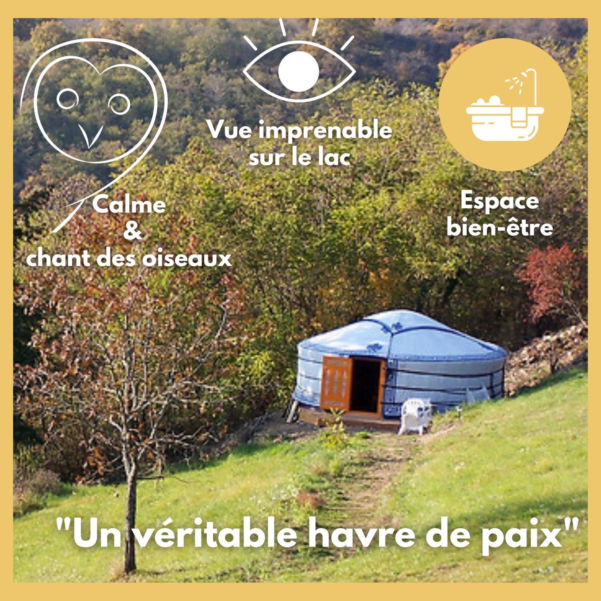 Les Yourtes O Fil 2 L'Eau Saint-Jean-Saint-Maurice-sur-Loire Ngoại thất bức ảnh